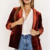 Outlet Brinton Velvet Blazer | outerwear