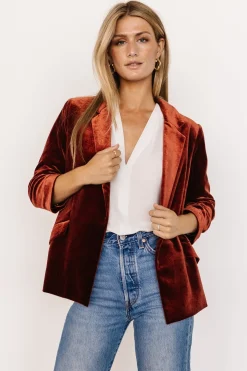 Outlet Brinton Velvet Blazer | outerwear