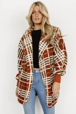 Sale Brody Plaid Teddy Jacket | outerwear