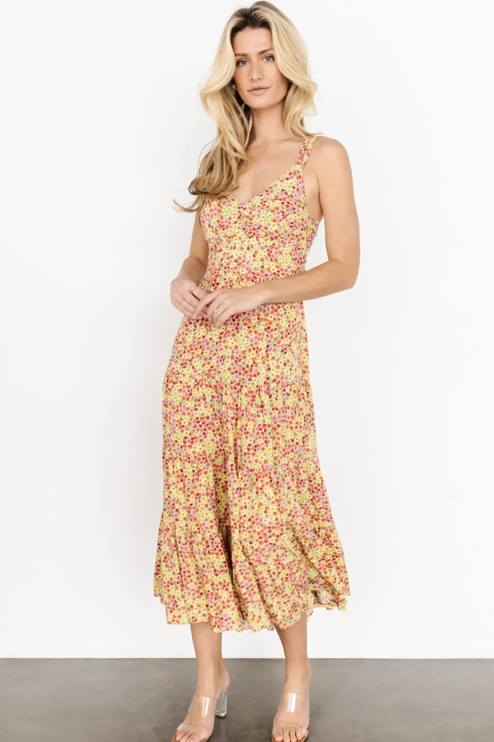 Clearance Campbell Tie Back Dress | midi dresses