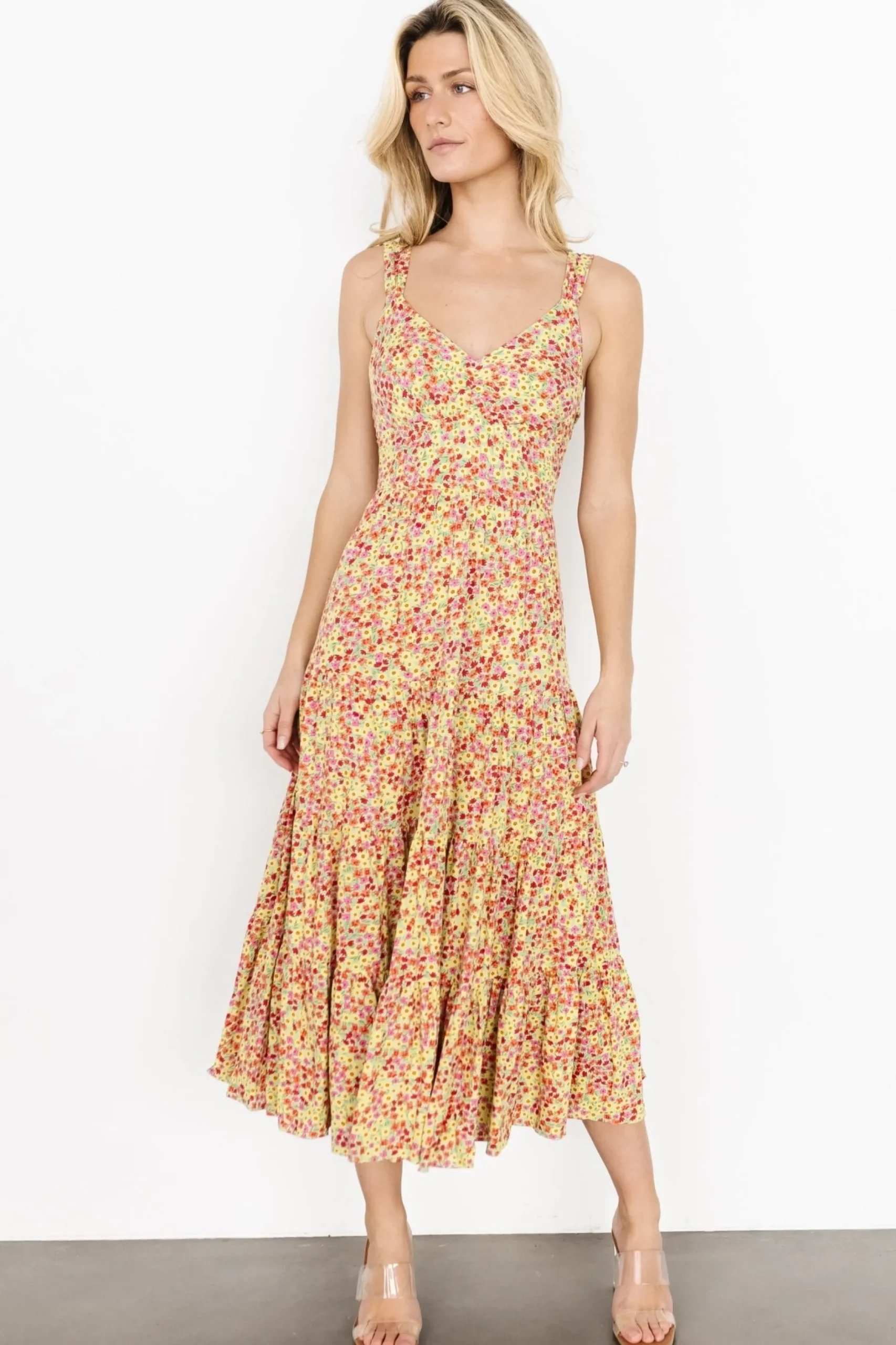 Clearance Campbell Tie Back Dress | midi dresses