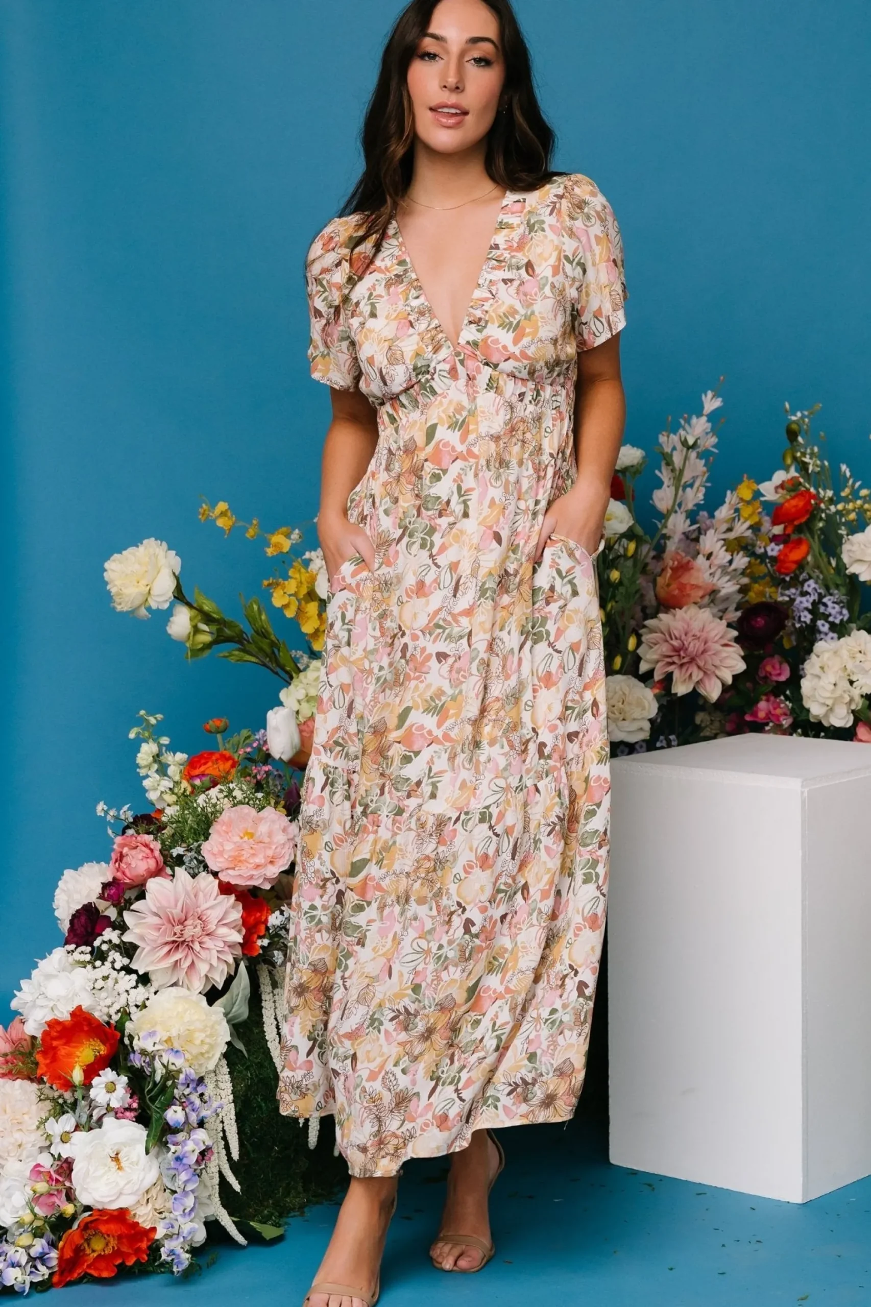 Sale Cassie Short Sleeve Dress | DRESSES | maxi dresses