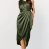 New Celia One Shoulder Midi Dress | BEST SELLERS