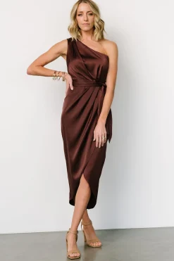 New Celia One Shoulder Midi Dress | BEST SELLERS