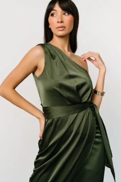New Celia One Shoulder Midi Dress | BEST SELLERS