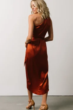 Outlet Celia One Shoulder Midi Dress | BEST SELLERS