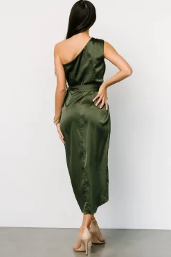 New Celia One Shoulder Midi Dress | BEST SELLERS