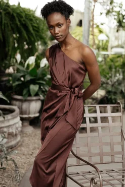 New Celia One Shoulder Midi Dress | BEST SELLERS