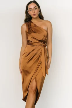 Cheap Celia One Shoulder Midi Dress | BEST SELLERS