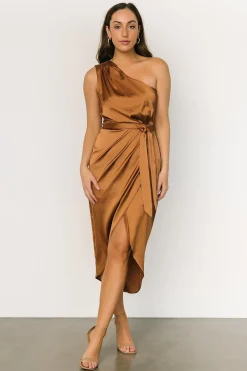 New Celia One Shoulder Midi Dress | BEST SELLERS