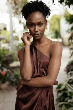 New Celia One Shoulder Midi Dress | BEST SELLERS