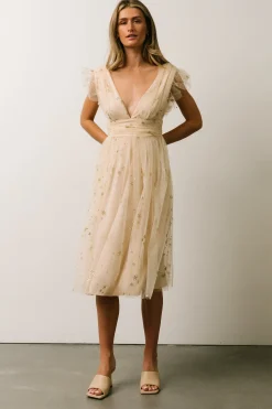 Cheap Chiara Shimmer Midi Dress | COMING SOON