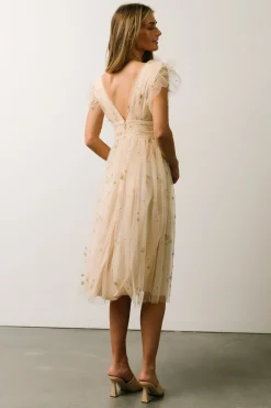 Cheap Chiara Shimmer Midi Dress | COMING SOON