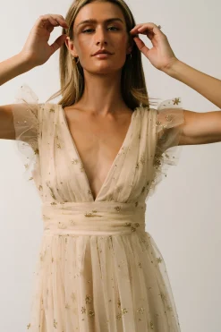 Cheap Chiara Shimmer Midi Dress | COMING SOON