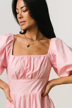 Best Sale Cindy Puff Sleeve Tiered Dress | midi dresses