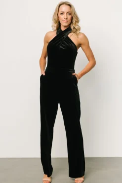 Clearance Cleopatra Velvet Jumpsuit | JUMPSUITS + ROMPERS