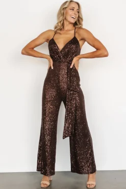 Cheap Darius Sequin Jumpsuit | JUMPSUITS + ROMPERS