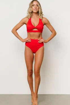 Cheap Del Mar Ribbed Bikini Bottom | bikini