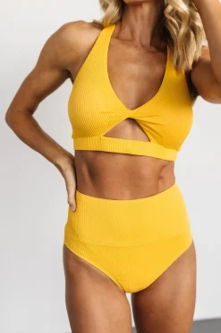 Sale Del Mar Ribbed Bikini Bottom | bikini