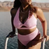 Hot Del Mar Ribbed Bikini Top | bikini