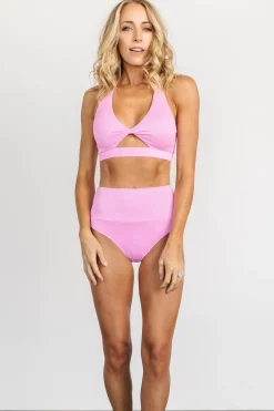 Hot Del Mar Ribbed Bikini Top | bikini