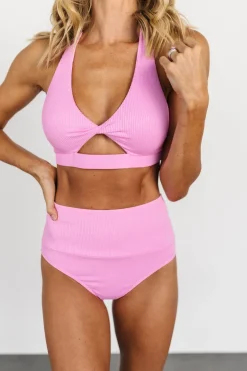 Hot Del Mar Ribbed Bikini Top | bikini