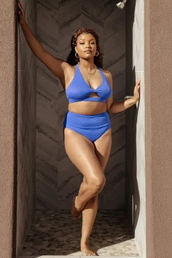 Hot Del Mar Ribbed Bikini Top | bikini