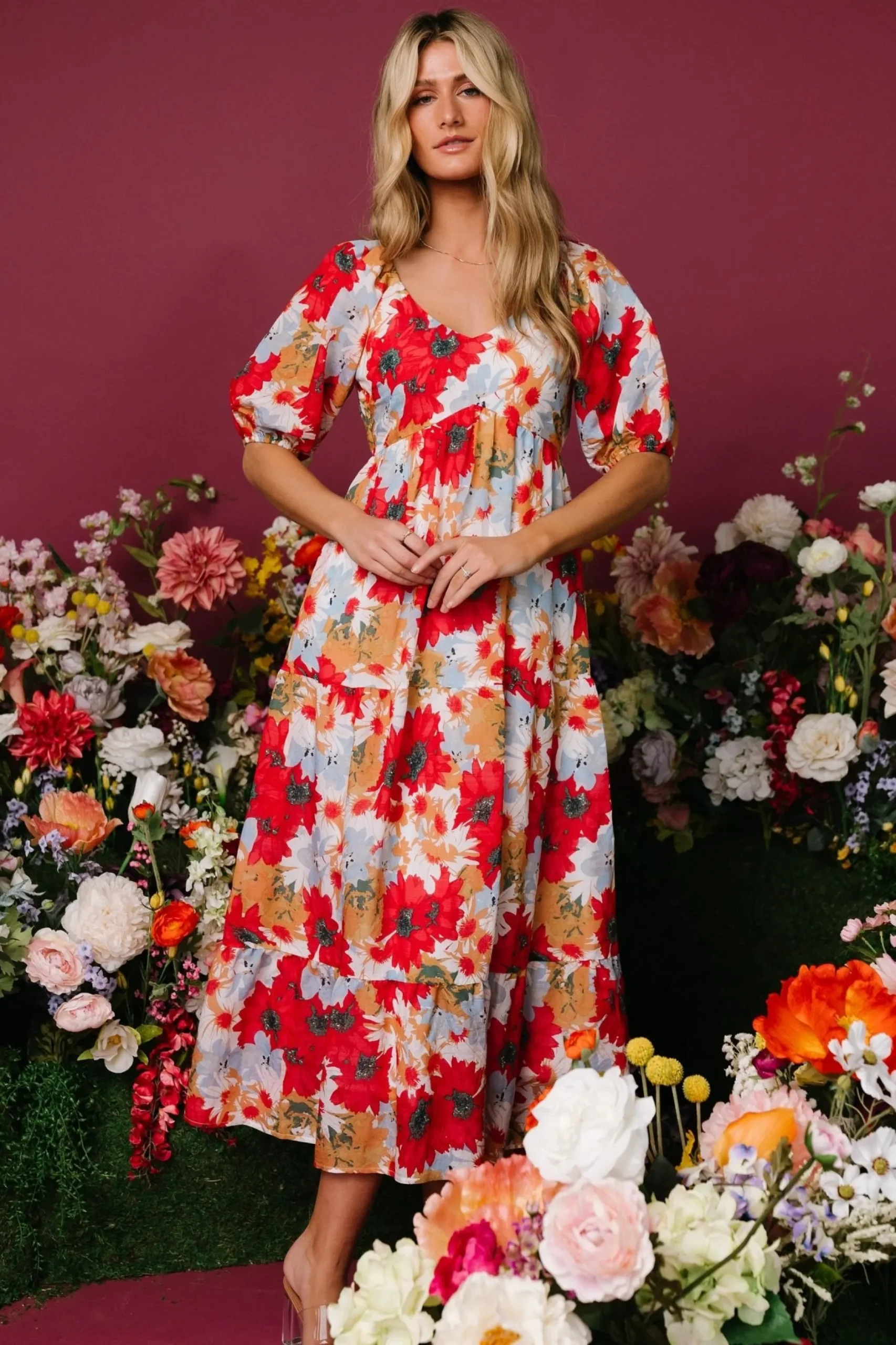 Online Denton Midi Dress | midi dresses | bump friendly