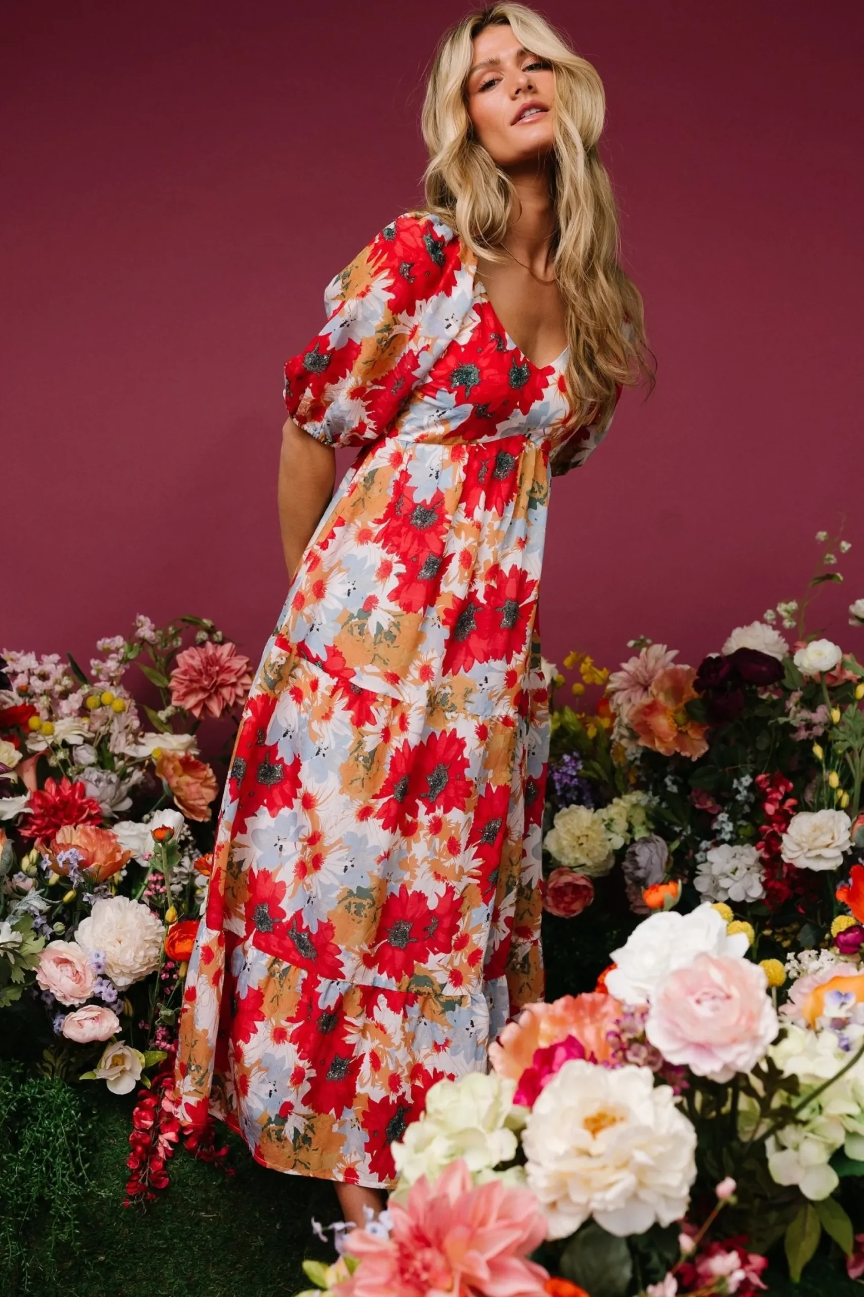 Online Denton Midi Dress | midi dresses | bump friendly