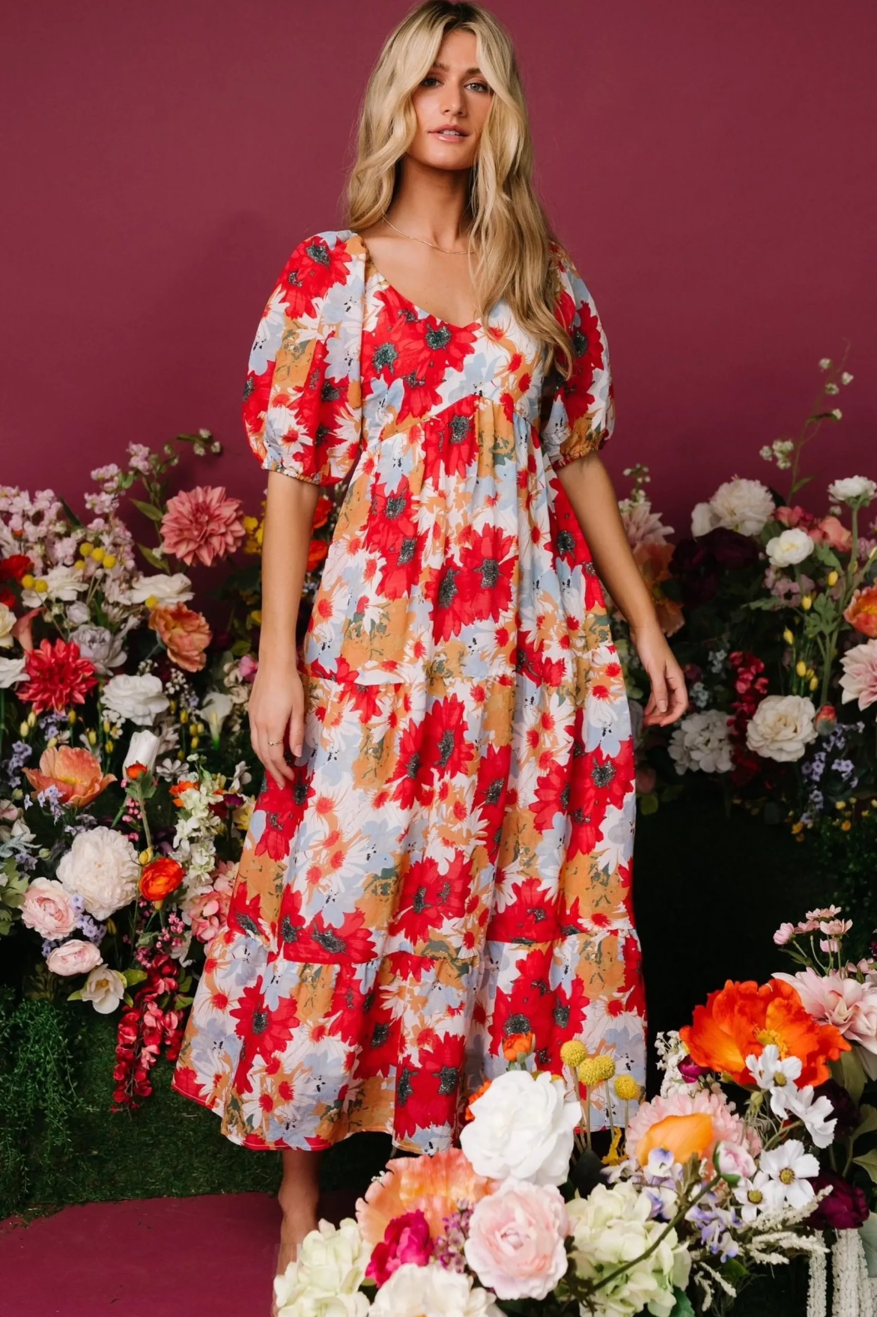 Online Denton Midi Dress | midi dresses | bump friendly