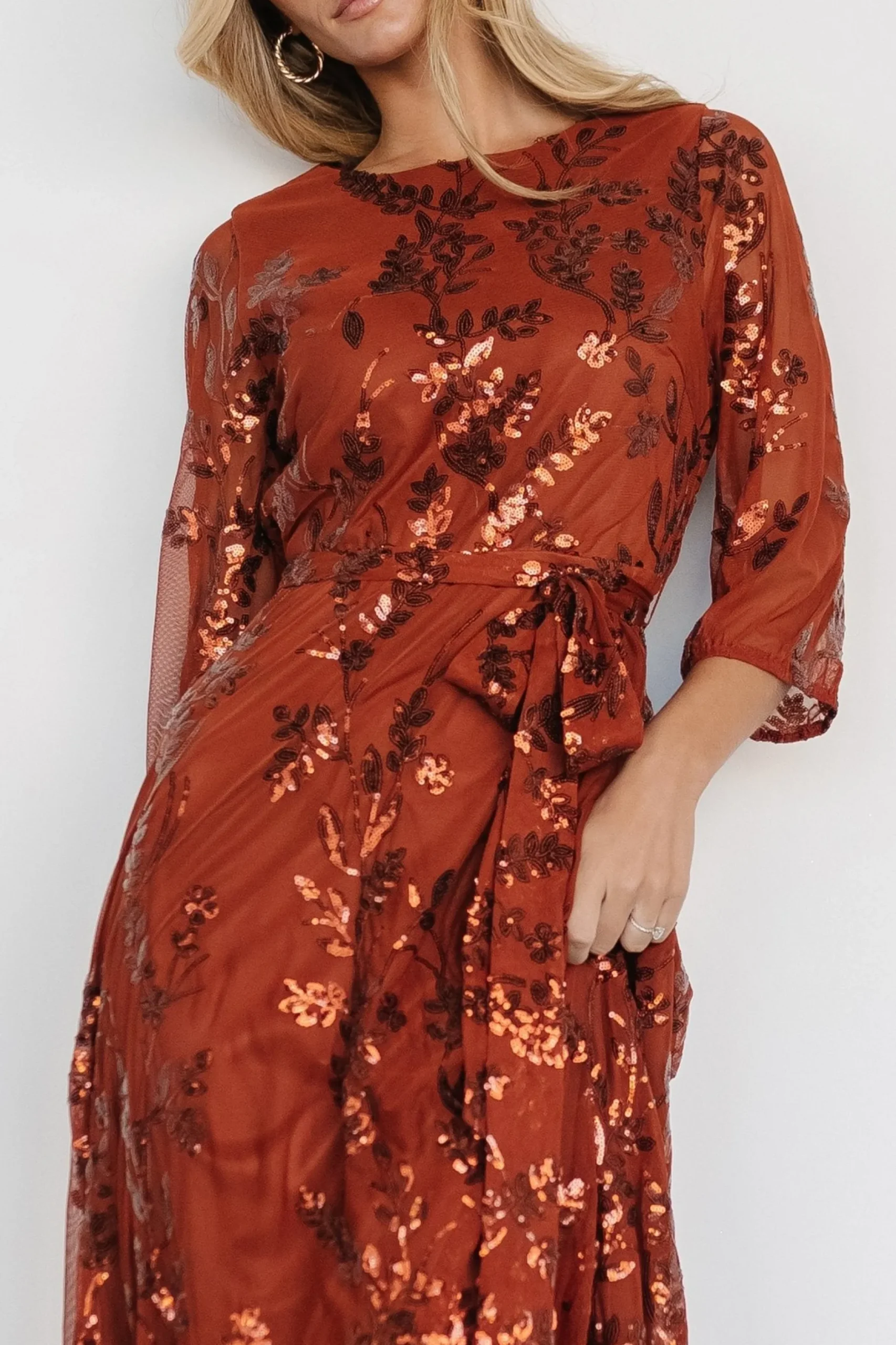 Discount Destiny Sequin Maxi Dress | COMING SOON