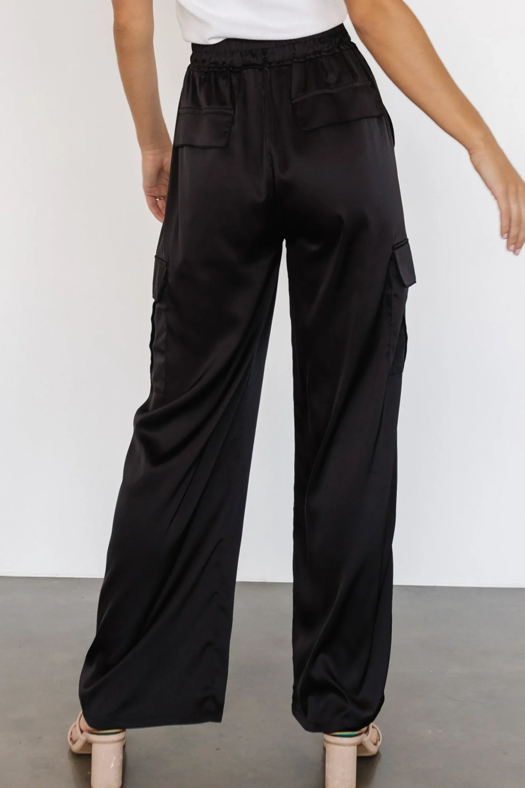 Cheap Drey Satin Pants | pants