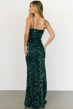 Cheap Emeris Sequin Gown | embellished + sequined