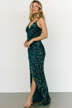 Cheap Emeris Sequin Gown | embellished + sequined