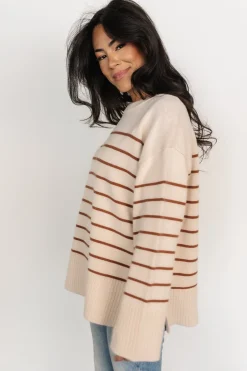 Flash Sale Emerson Stripe Knit Sweater | sweaters | EXTENDED SIZING