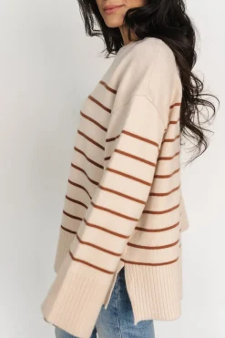 Flash Sale Emerson Stripe Knit Sweater | sweaters | EXTENDED SIZING