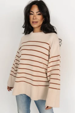 Flash Sale Emerson Stripe Knit Sweater | sweaters | EXTENDED SIZING
