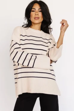 Flash Sale Emerson Stripe Knit Sweater | sweaters | EXTENDED SIZING