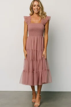 Cheap Emma Smocked Tulle Dress | DRESSES | midi dresses