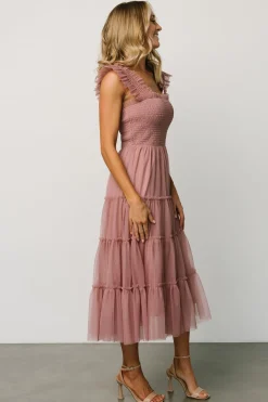 Cheap Emma Smocked Tulle Dress | DRESSES | midi dresses
