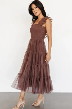 Discount Emma Smocked Tulle Dress | DRESSES | midi dresses