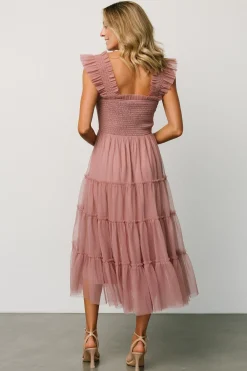 Cheap Emma Smocked Tulle Dress | DRESSES | midi dresses
