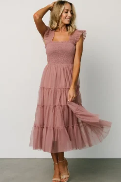 Cheap Emma Smocked Tulle Dress | DRESSES | midi dresses