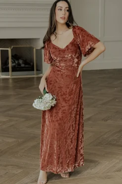 Cheap Everley Velvet Maxi Dress | maxi dresses | WEDDING SUITE