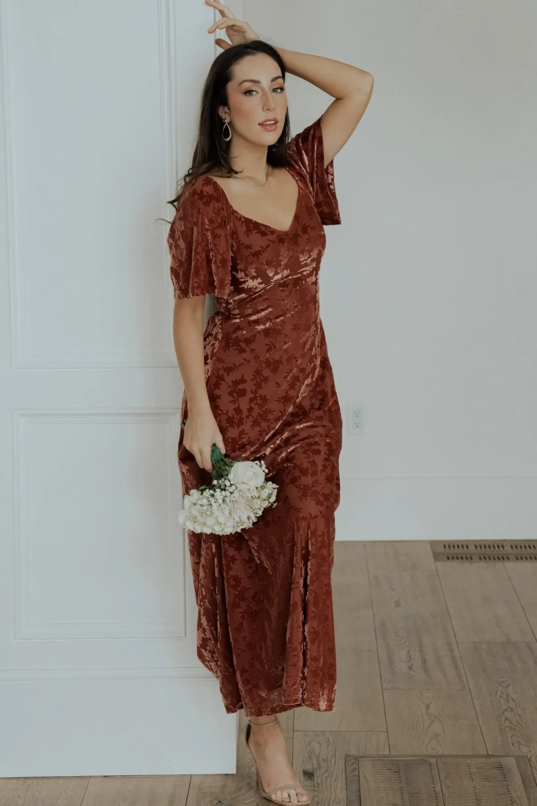 Cheap Everley Velvet Maxi Dress | maxi dresses | WEDDING SUITE