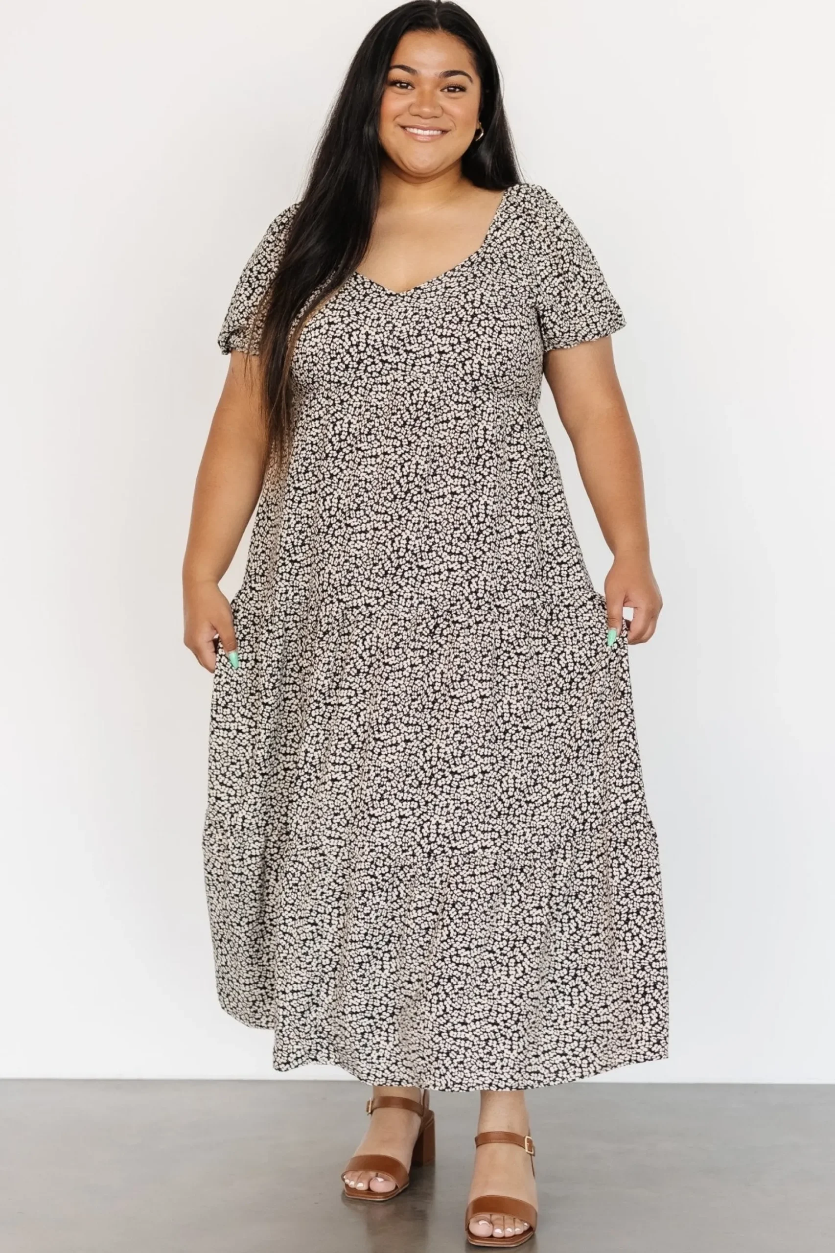 Best Sale Gables Puff Sleeve Maxi Dress | maxi dresses | EXTENDED SIZING