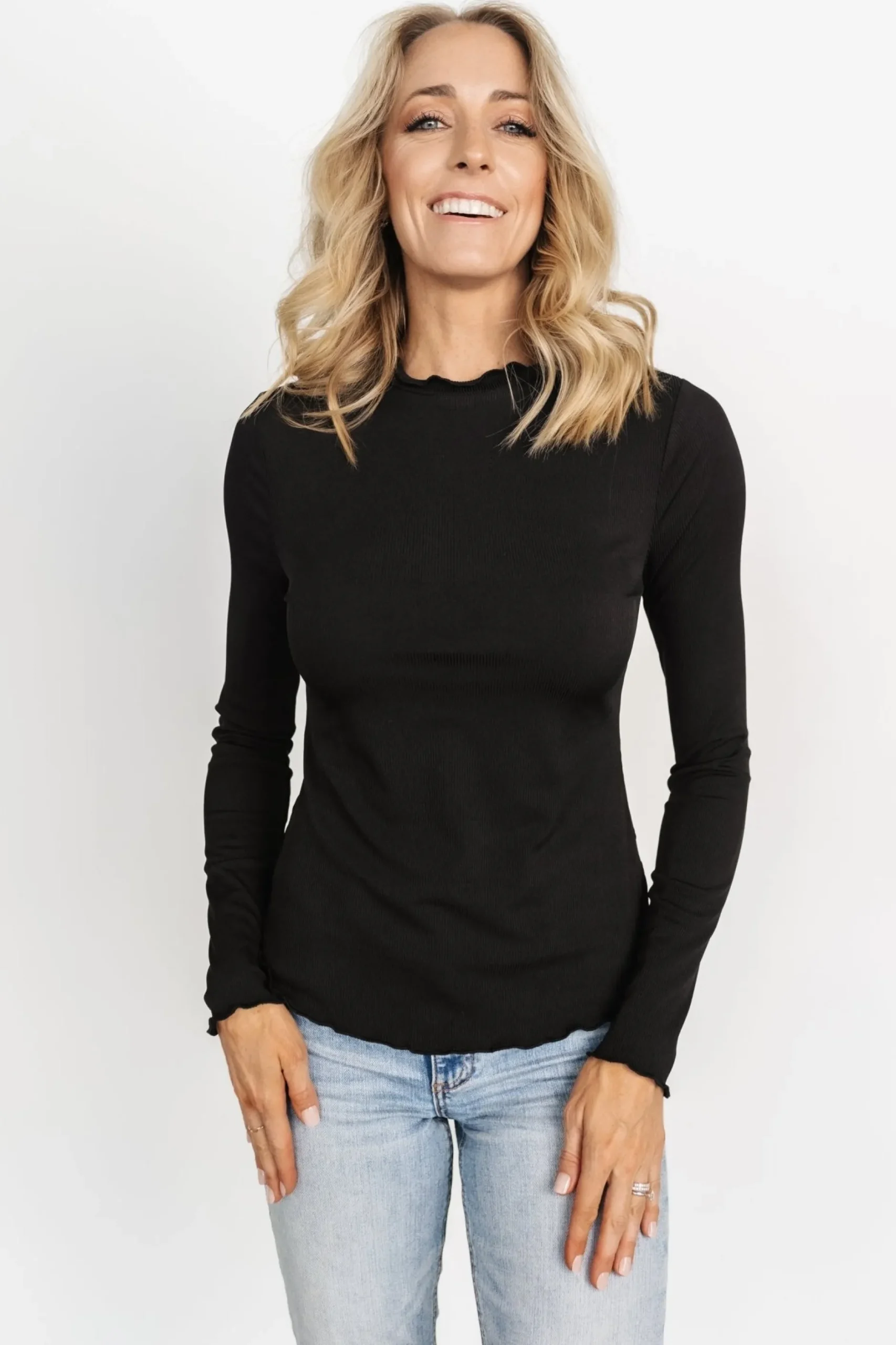 Hot Gale Ribbed Top | blouses + shirts