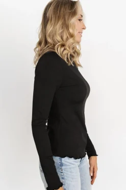 Hot Gale Ribbed Top | blouses + shirts