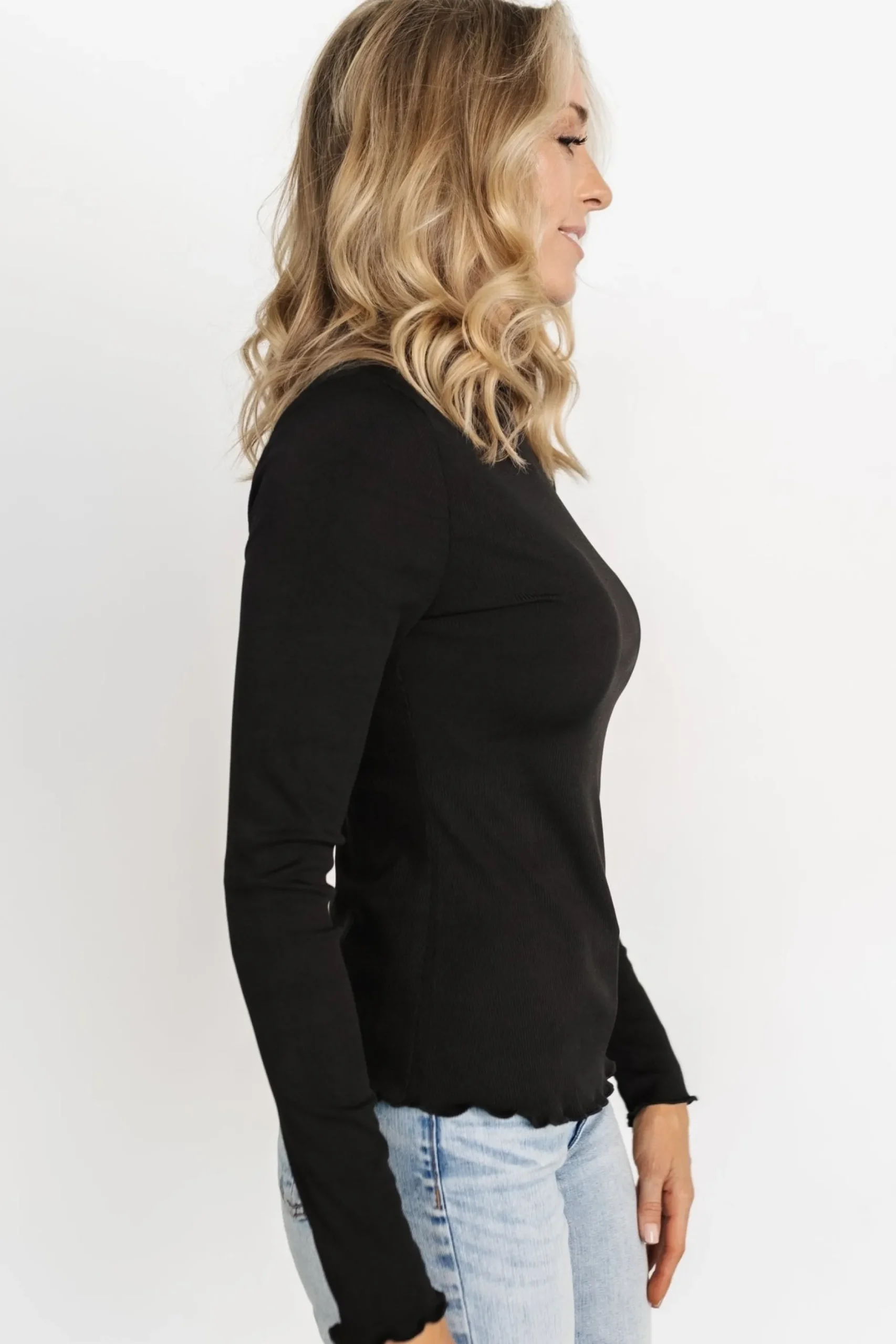 Hot Gale Ribbed Top | blouses + shirts