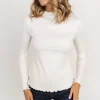 Outlet Gale Ribbed Top | blouses + shirts